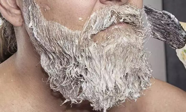 permanently dyeing beard white